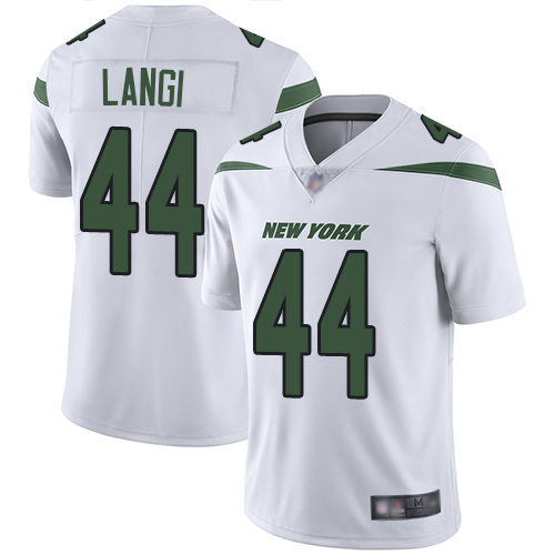 New York Jets Limited White Men Harvey Langi Road Jersey NFL Football 44 Vapor Untouchable